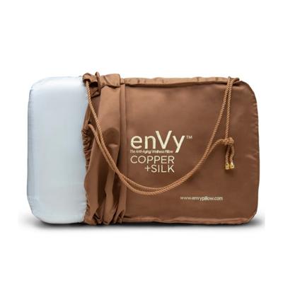 Silk Covered + Copper Infused Natural Latex Anti-Aging Pillow